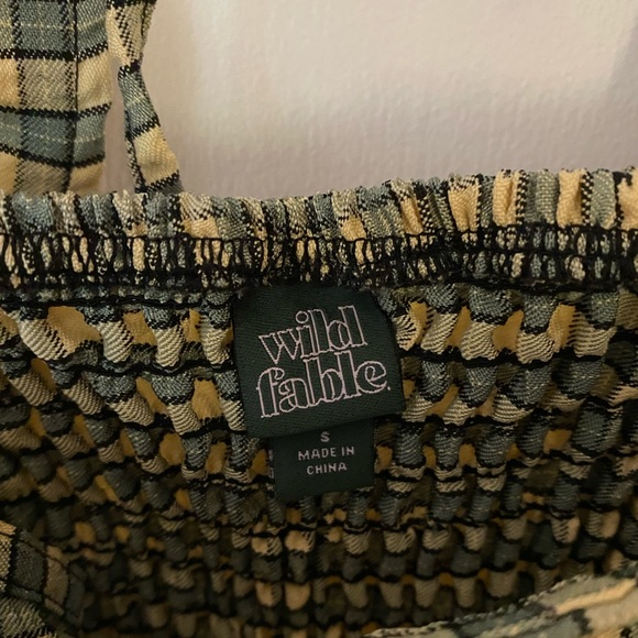 Wild Fable | Gingham Apron Dress - Picture 6 of 9